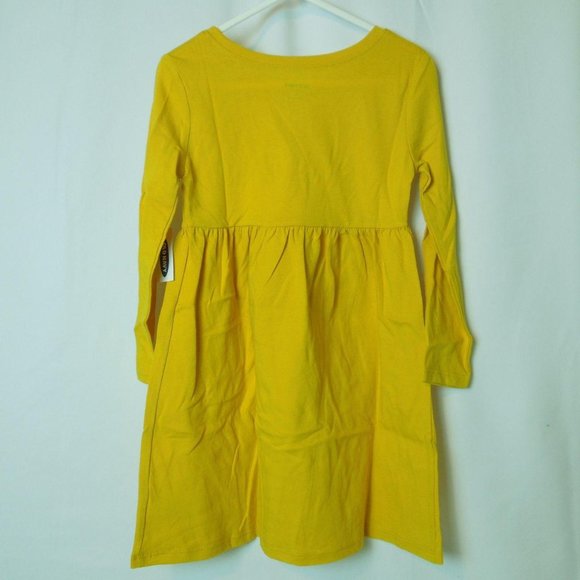 Fit & Flare Solid Yellow Long Sleeve 12-18M to 5T - Picture 13 of 13